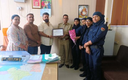 सीएमएचओ  ने किया कोटपा टास्क फोर्स टीम को सम्मानित, जिले को टौबेको फ्री यूथ कैम्पेन 2.0 मेे राज्य स्तर पर प्रथम स्थान प्राप्त