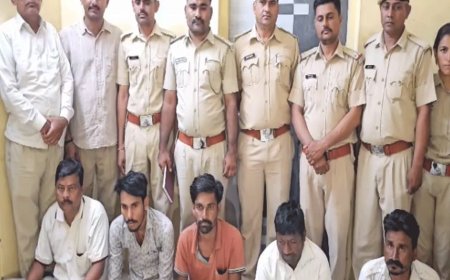 चिंकारा हिरण शिकार मामले में वन विभाग एवं पुलिस की टीम ने पांच आरोपियों को किया गिरफ्तार