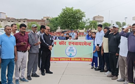 रन फॉर एनवायरमेंट: जल संरक्षण के प्रति जागरूकता फैलाने के लिए दौड़ा खैरथल