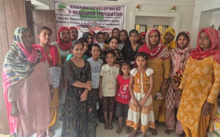 "शारदा की कला एवं रवि की किरण" अभियान के अंतर्गत शिक्षा और कौशल विकास कार्य