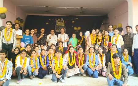 सम्राट स्कूल में प्रतिभा सम्मान समारोह आयोजित हुआ