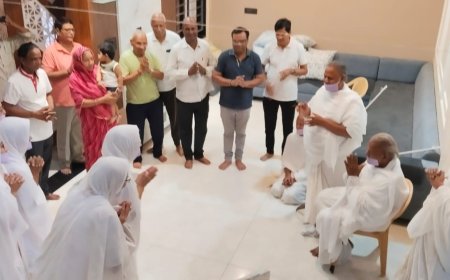 राजनगर चातुर्मास करने पधारी - साध्वी श्री उज्ज्वल प्रभा : आध्यात्मिक मिलन में पुरानी यादें - जीवंत हो उठी