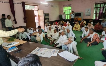 किशोरी में हुई किसान गोष्ठी, वैज्ञानिकों ने किसानों को दी आधुनिक खेती के तौर-तरीकों की जानकारी