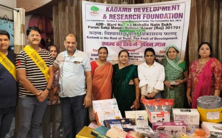 कदम्ब डेवलपमेंट एंड रिसर्च फाउंडेशन बहरोड़ ने किया कन्यादान