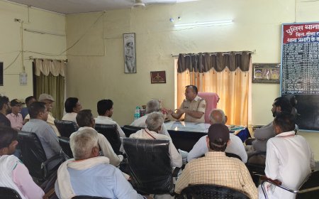 महुआ थाने में सीएलजी की मीटिंग आयोजित: पुलिस के साथ आमजन के सहयोग से अपराधों में लाई जाएगी कमी - - राजेंद्र मीणा