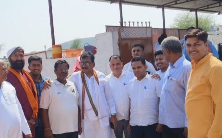 ब्राह्मण नेता मुकेश  दाधींच का किया स्वागत