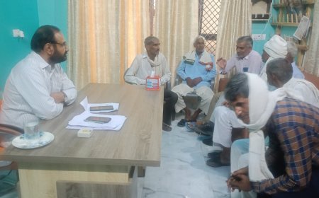 रामगढ़ में विधायक कार्यालय पर विधायक सुखवंत सिंह ने की जनसुनवाई