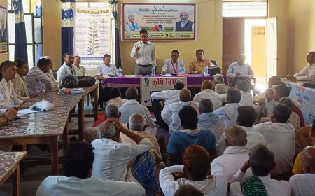खरीफ पूर्व किसान प्रशिक्षण कार्यक्रम आयोजित