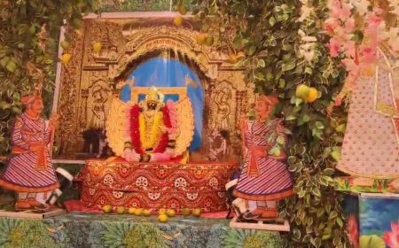 कमल कुंड में दिव्य नौका विहार, बांके बिहारी रूप में सजे लड्डू गोपाल