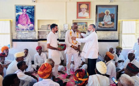 राजपुरोहित समाज मेड़ता पट्टी की आम सभा संपन्न, छात्रावास विकास पर लिया महत्वपूर्ण निर्णय