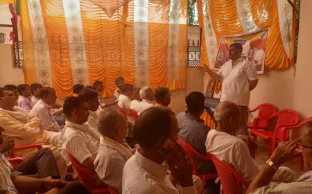 मोदी सरकार के 11 साल संकल्प से सिद्धि तक कार्यशाला का हुआ रामगढ़ में हुआ आयोजन