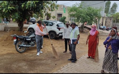 वैर में वंन्दे गंगा जल अभियान के तहत राजीविका सारथी सीएलएफ के पदाधिकारियों ने साफ सफाई कर किया पौधारोपण