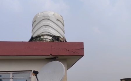 आकाशीय बिजली गिरने से मचा हड़कंप भारी नुकसान