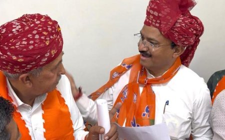 जालोर एवं सिरोही केंद्रीय बस स्टैंड को पीपीपी मोड करने को लेकर सांसद चौधरी ने उप मुख्यमंत्री बैरवा को सौंपा पत्र