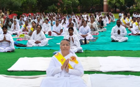 "एक पृथ्वी एक स्वास्थ्य" विषय पर 11वाँ अंतराष्ट्रीय योग दिवस कार्यक्रम आयोजित