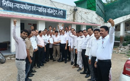 रैणी में वकीलों का विरोध प्रदर्शनः तहसील परिसर में ही कोर्ट भवन की मांग, एसडीएम को सौंपा ज्ञापन