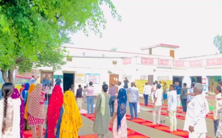 मालाखेड़ा उपखंड सहित पंचायत मुख्यालय पर 11वां अंतर्राष्ट्रीय योग दिवस  गया मनाया