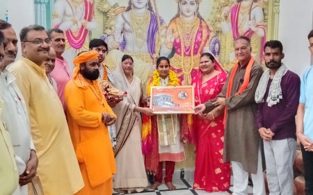 एकादशी पर दंडौती व निशान के साथ श्यामेश्वर धाम पहुंचे श्रद्धालू