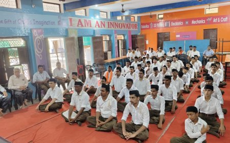 राष्ट्रीय स्वयं सेवक संघ के खंड लक्ष्मणगढ़ का प्रारंभिक शिक्षा वर्ग हुआ संपन्न