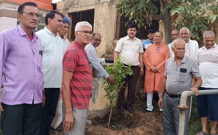 समाजसेवी पूर्व तहसीलदार ने शादी की वर्षगांठ पर गरीबों को वितरित किए कंबल व कपड़े,गायों को खिलाया गुड-लगाये पेड़