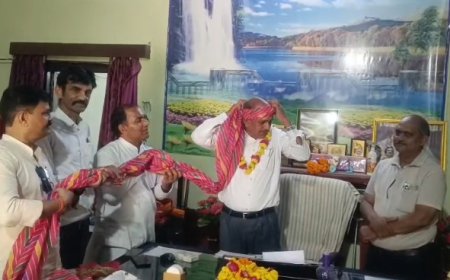 अलवर :- शिक्षक संघ प्रगतिशील ने अधिकारियों ने  किया स्वागत एवं अभिनंदन