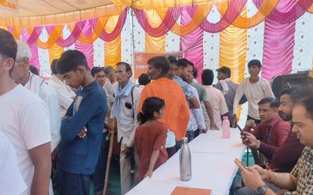 "अलवर की पहचान आत्मनिर्भर दिव्यांग" के तहत लगा दिव्यांगों के लिए गोविंदगढ़ में दो दिवसीय विशेष शिविर