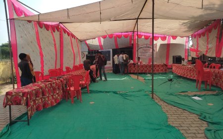 पं दीनदयाल उपाध्याय अन्त्योदय शिविर सबल पखवाड़े के तहत शिविर में  प्रचार प्रसार के अभाव में  छाया सूनापन