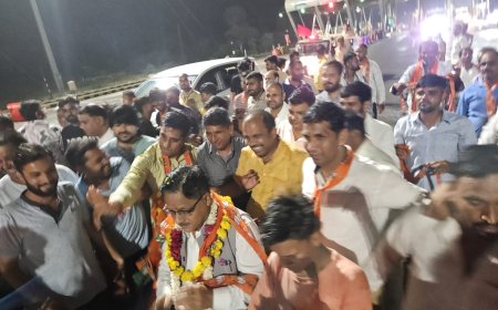 भाजपा के राष्ट्रीय महामंत्री भीलवाड़ा दौरे पर: कारोई मंडल द्वारा मुजरास टौल पर भव्य स्वागत,भाजपा की जिला स्तरीय बैठक में शामिल होंगे