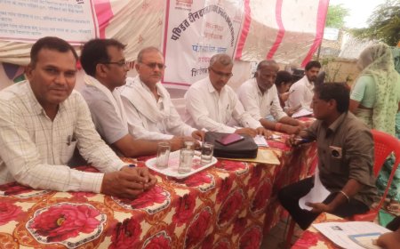 बहडक़ो कला व कानेटी  मे शनिवार को आयोजित हुए पण्डित दीनदयाल उपाध्याय अन्त्योदय संबल शिविर