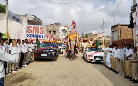 चंद्रकला देवी की 15 वीं पुण्यतिथि पर हीरवाना गौशाला में गौ भंडारे का आयोजन