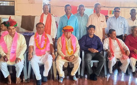 माली महासभा ने किया जागृति मंच के राष्ट्रीय अध्यक्ष सांखला का स्वागत सम्मान