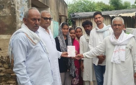 नौरगपुरा में घुमन्तू जाति के बच्चों का सम्मान करने के लिए हनुमान विकास ट्रस्ट की ओर से दिया निमंत्रण