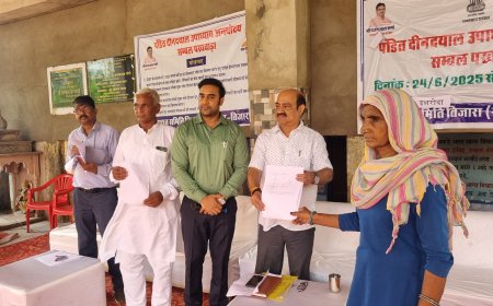 जिला कलेक्टर ने अन्त्योदय संबल पखवाड़ा शिविर के तहत किया इसरोदा एवं टपूकड़ा के सलारपुर शिविर का निरीक्षण