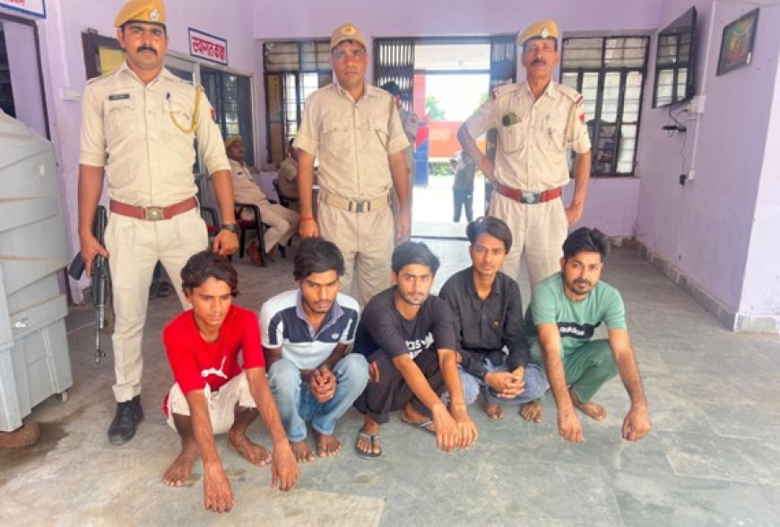 सेक्सटॉर्शन -फर्जी विज्ञापनो से की ठगी करने वाले 7 ठगों को पकड़ा, 2 नाबालिग निकले