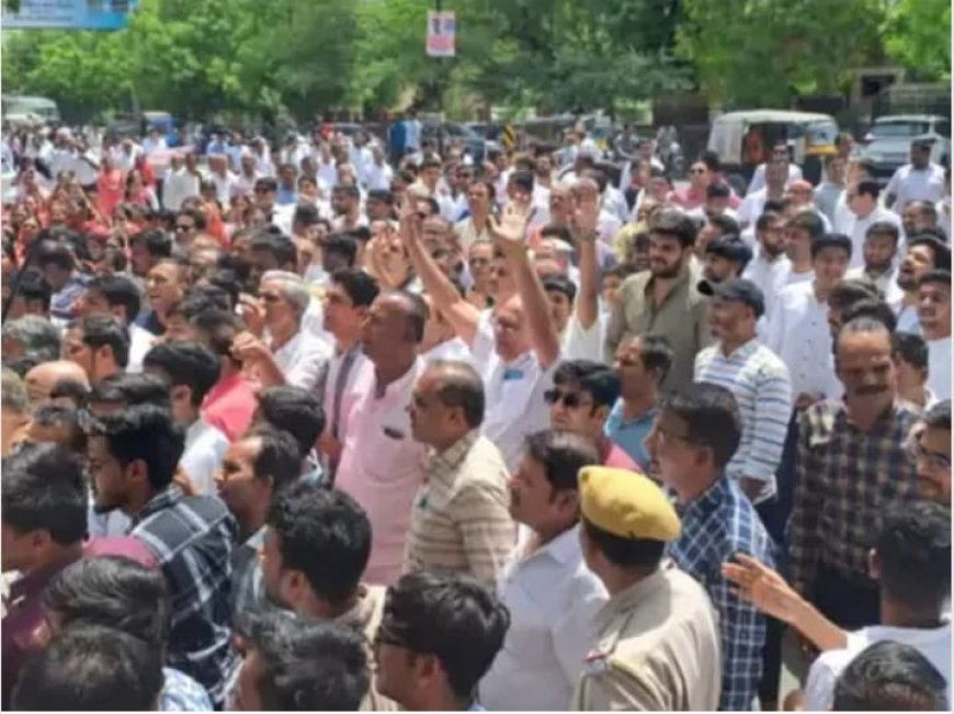 पाली में जैन समाज की रैली: जैन आचार्य की संदिग्ध मृत्यु पर निष्पक्ष जांच की मांग
