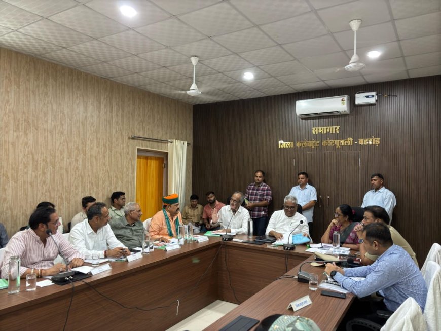 जिला विकास समन्वय एवं निगरानी समिति (दिशा) की बैठक