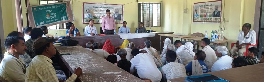विकसित कृषि संकल्प अभियान के तहत किसानों को दिया प्रशिक्षण