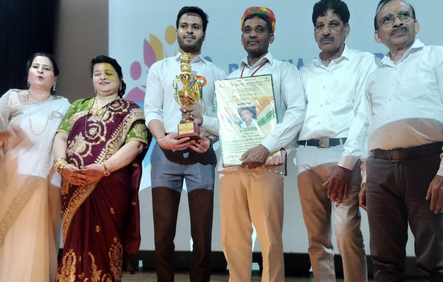 दिव्यांगजनों की सेवा और पर्यावरण संरक्षण के लिए संजय बागड़ी हुए सम्मानित