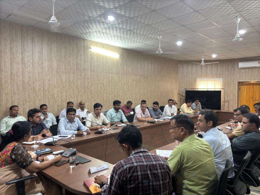 वंदे गंगा, जल संरक्षण जन अभियान 5 जून से 20 जून तक, तैयारियों के संबंध में बैठक आयोजित