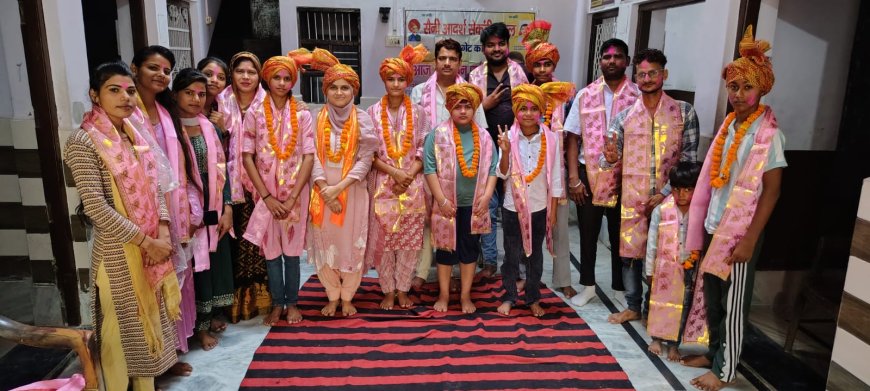 सैनी आदर्श माध्यमिक विद्यालय देहली गेट कामां में हुआ प्रतिभा सम्मान समारोह