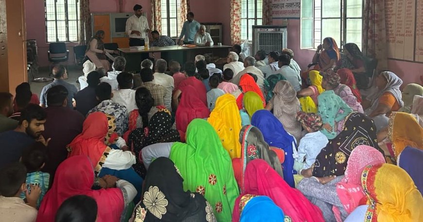 विकसित कृषि संकल्प अभियान के अंतर्गत किसानों को दी जानकारी