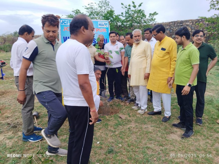 बीडीए द्वारा एक पेड माँ के नाम अभियान का शुभारम्भ