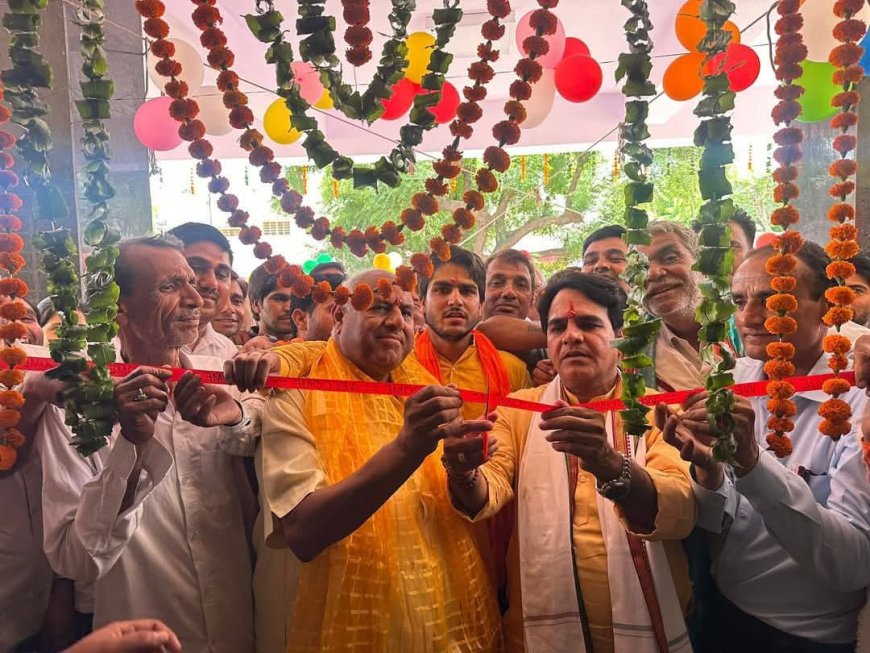 विधायक राजेंद्र मीणा ने दो करोड़ 35 लख रुपए की ओपीडी का मंडावर में किया उद्घाटन