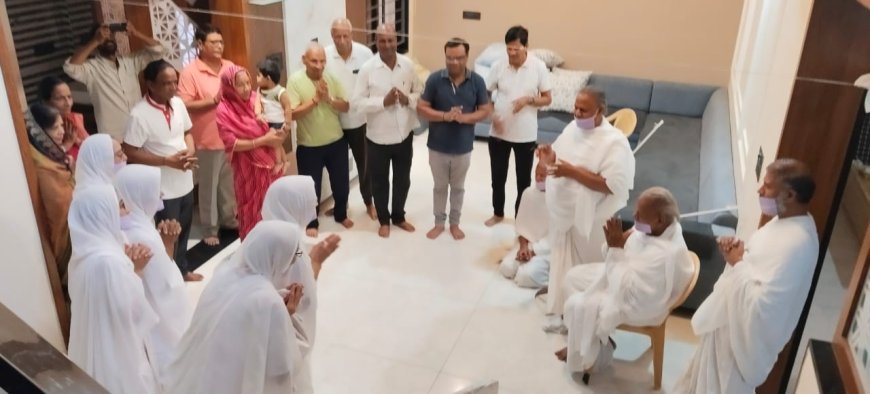 राजनगर चातुर्मास करने पधारी - साध्वी श्री उज्ज्वल प्रभा : आध्यात्मिक मिलन में पुरानी यादें - जीवंत हो उठी