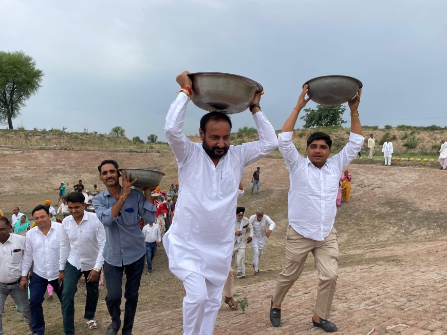 रामगढ़ विधानसभा में वंदे गंगा' जल संरक्षण-जन अभियान का विधायक सुखवंत सिंह ने किया आगाज,जल संरक्षण की दिलाई शपथ