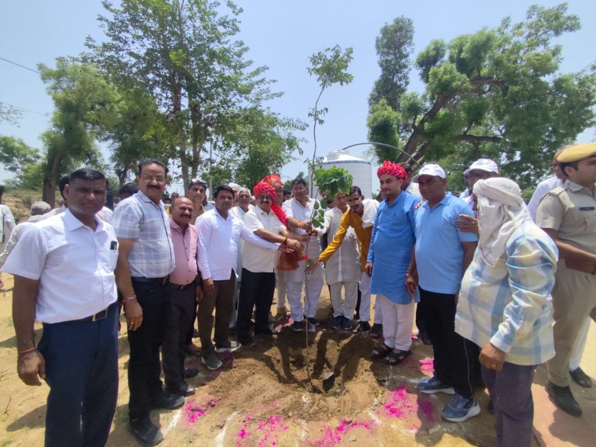 वंदे गंगा - जल संरक्षण जन अभियान,  111 तुलसी के पौधों का वितरण कर, प्रत्येक व्यक्ति से कि पांच पौधे लगाने की अपील