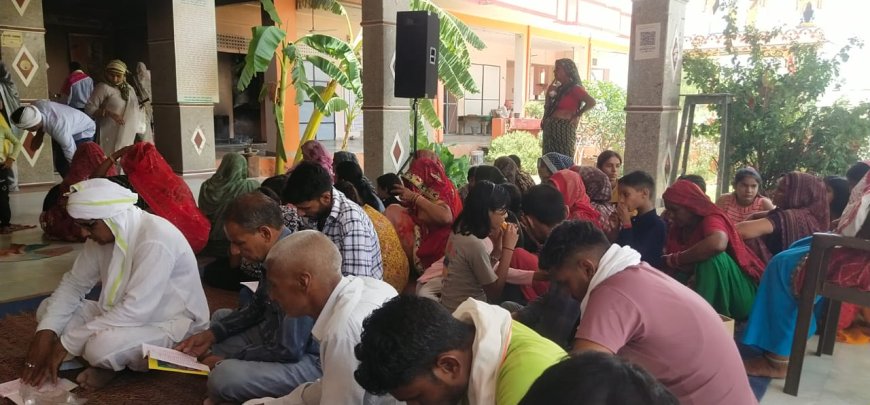 बूढधाम बालाजी आश्रम पर हुआ संगीतमय सुंदरकांड पाठ का आयोजन ,प्रसादी का भी हुआ कार्यक्रम