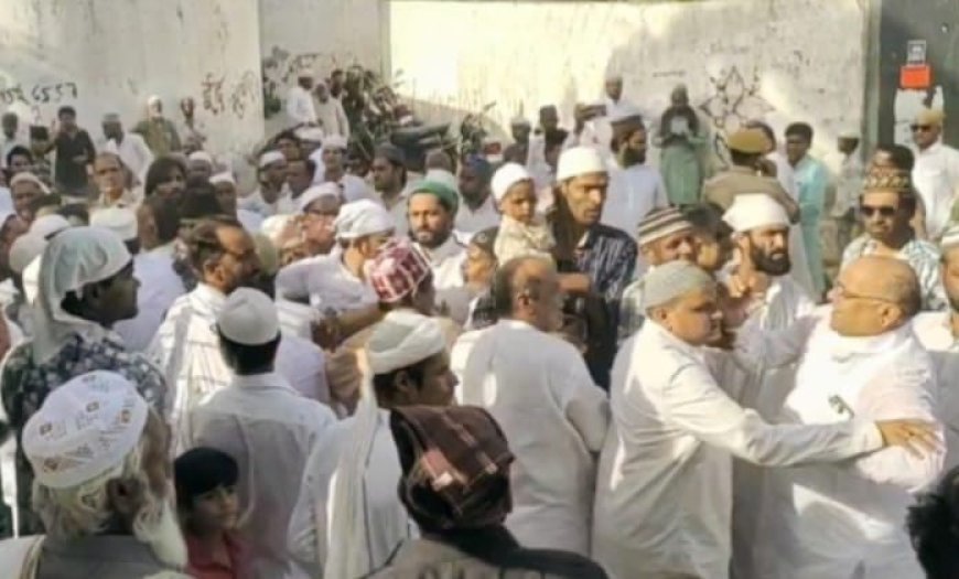 कब्रिस्तान में सड़क निर्माण शिलान्यास कार्यक्रम में मकराना विधायक व कांग्रेसी नेता में हुई हाथापाई