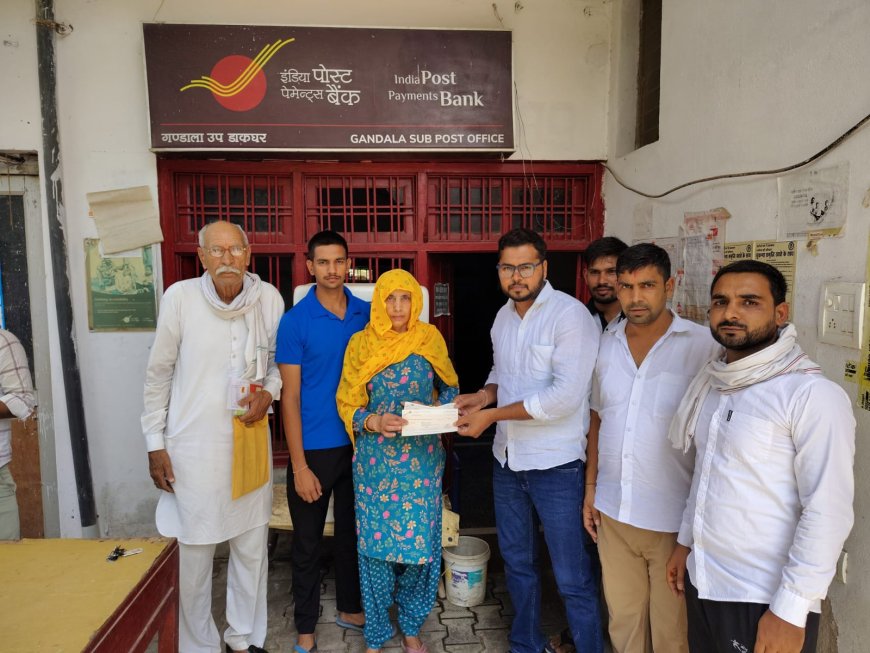 बीमा धारक के मृतक दावे से नॉमिनी को अल्प समय में ही डेथ क्लेम भुगतान कर मिशाल प्रस्तृत की