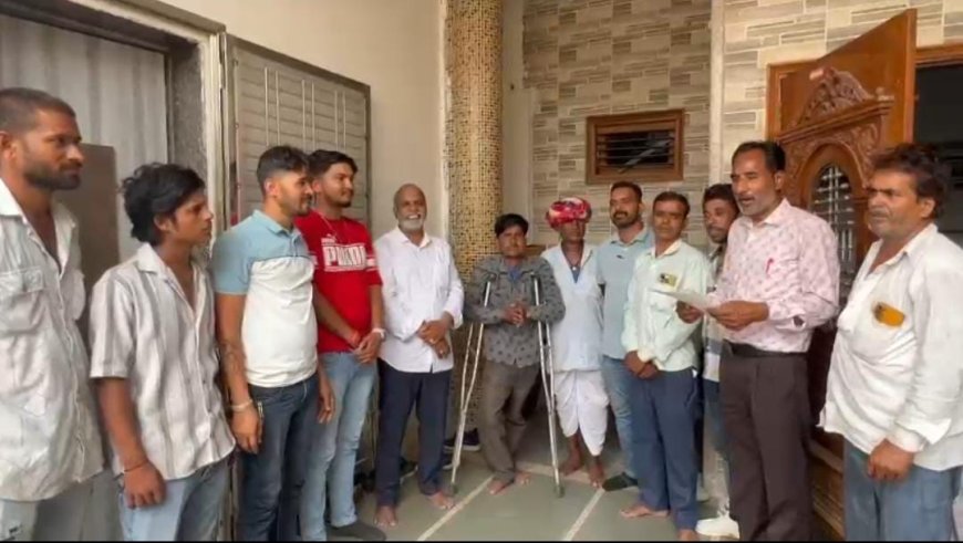 विद्यायक पीतलिया के सामाजिक सरोकारों से अब तक 70 दिव्यांग हुए लाभान्वित :दिव्यांग विष्णु कुमार कीर स्कूटी की अनुशंसा पर हुए खुश